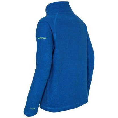 Trespass Children's Keynote Fleece - Blue-Fleeces 1/4 Zip-Outback Trading