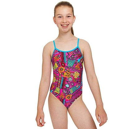 Zogg Tribal Art Yaroomba Zoggs Girls Swimsuit