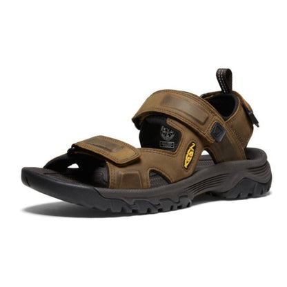 Keen Targhee III Open Toe Men's Sandals - Bison/Mulch - Outback Trading - 5