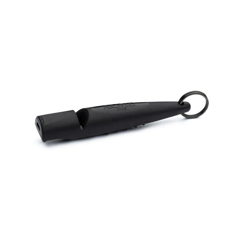 Acme Alpha 211.5 Plastic Dog Whistle Black