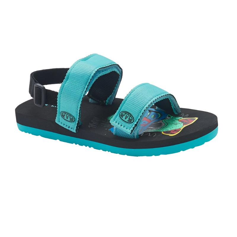 Animal Boys Bodhy Black Dino Sandal