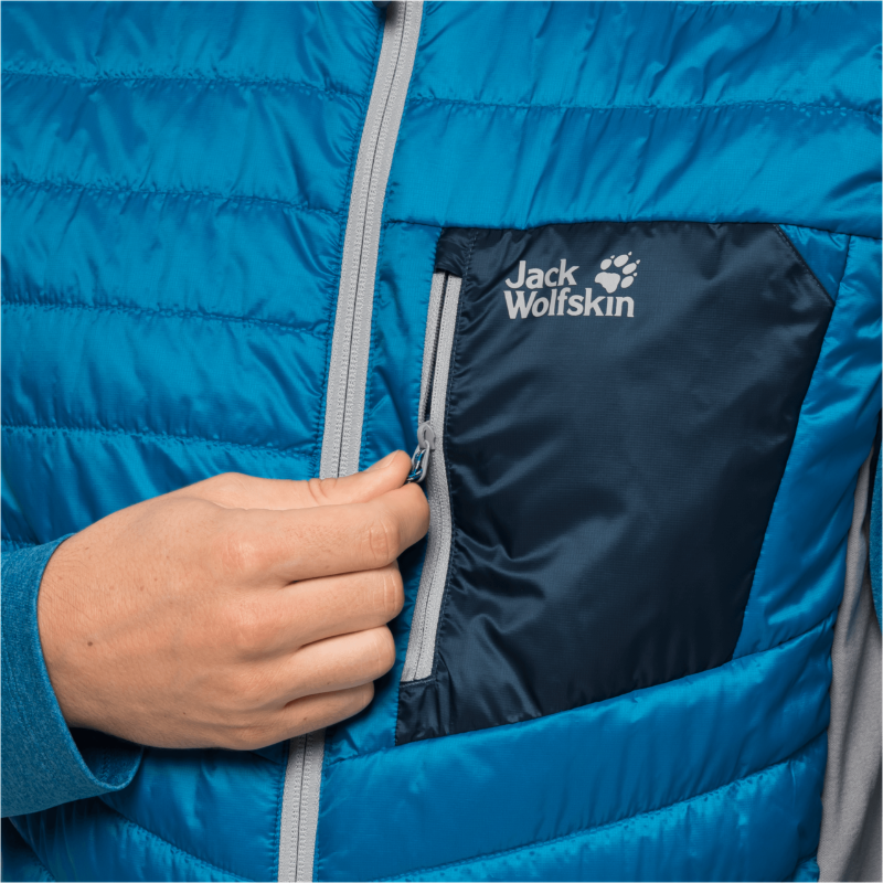 Jack Wolfskin Men's Routeburn Insulated Gilet - Pacific Blue 4