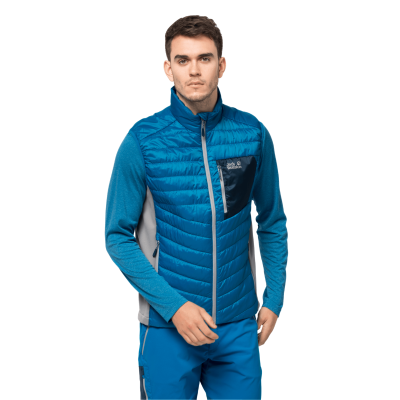 Jack Wolfskin Men's Routeburn Insulated Gilet - Pacific Blue 2