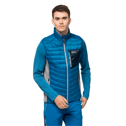 Jack Wolfskin Men's Routeburn Insulated Gilet - Pacific Blue 2