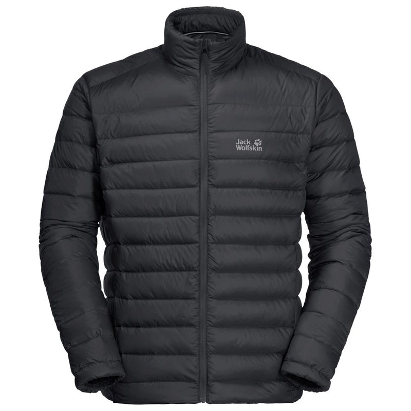 Jack Wolfskin JWP Men's Packable Down Jacket - Black-Outback Trading