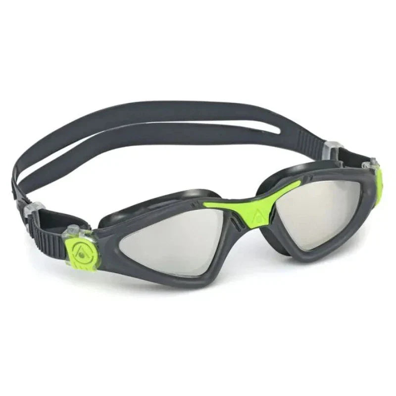 Aqua Sphere Kayenne Adult's Goggles Grey/Green/Mirrored Lens