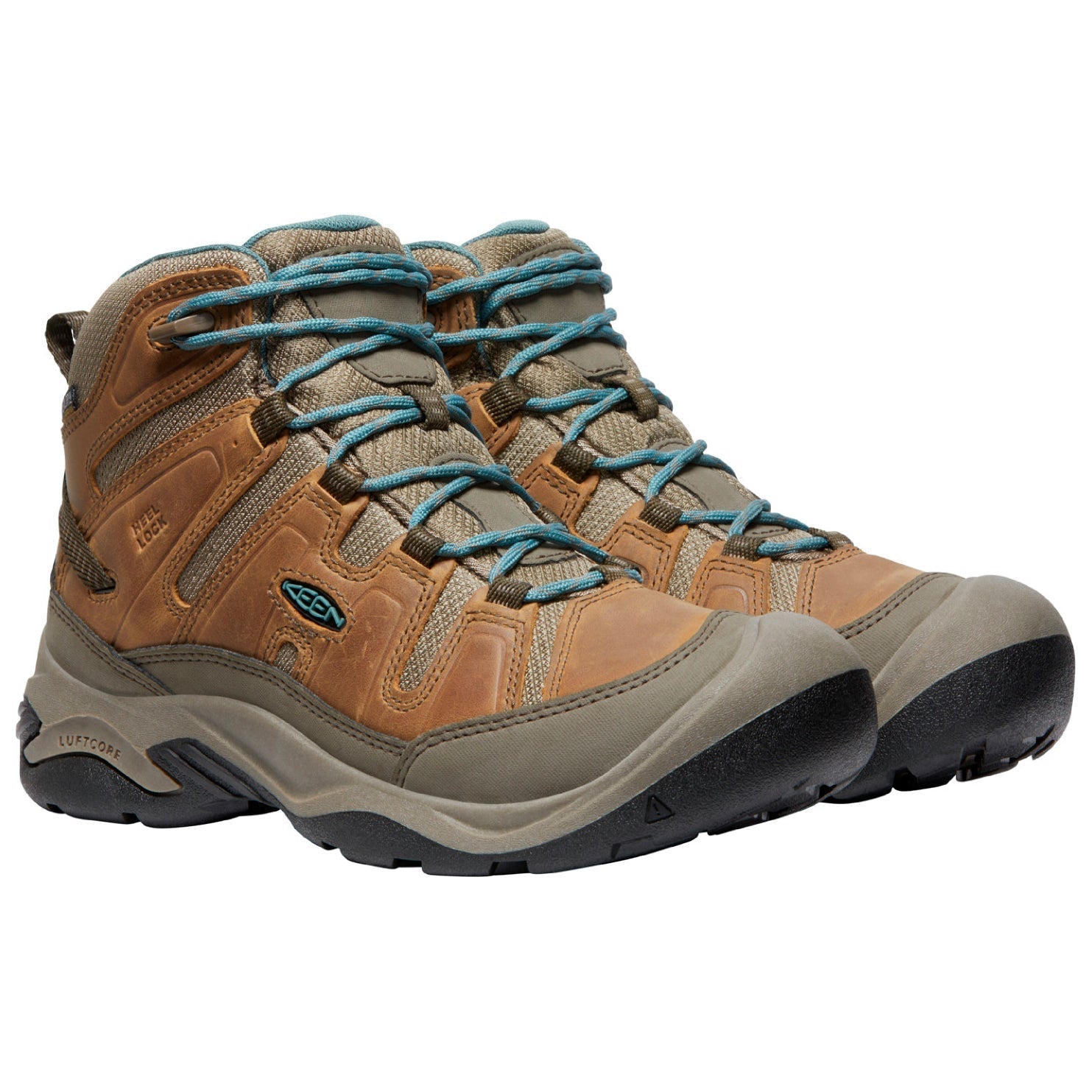 Keen Circadia Womens Walking Boots Coconut/North Atlantic.3