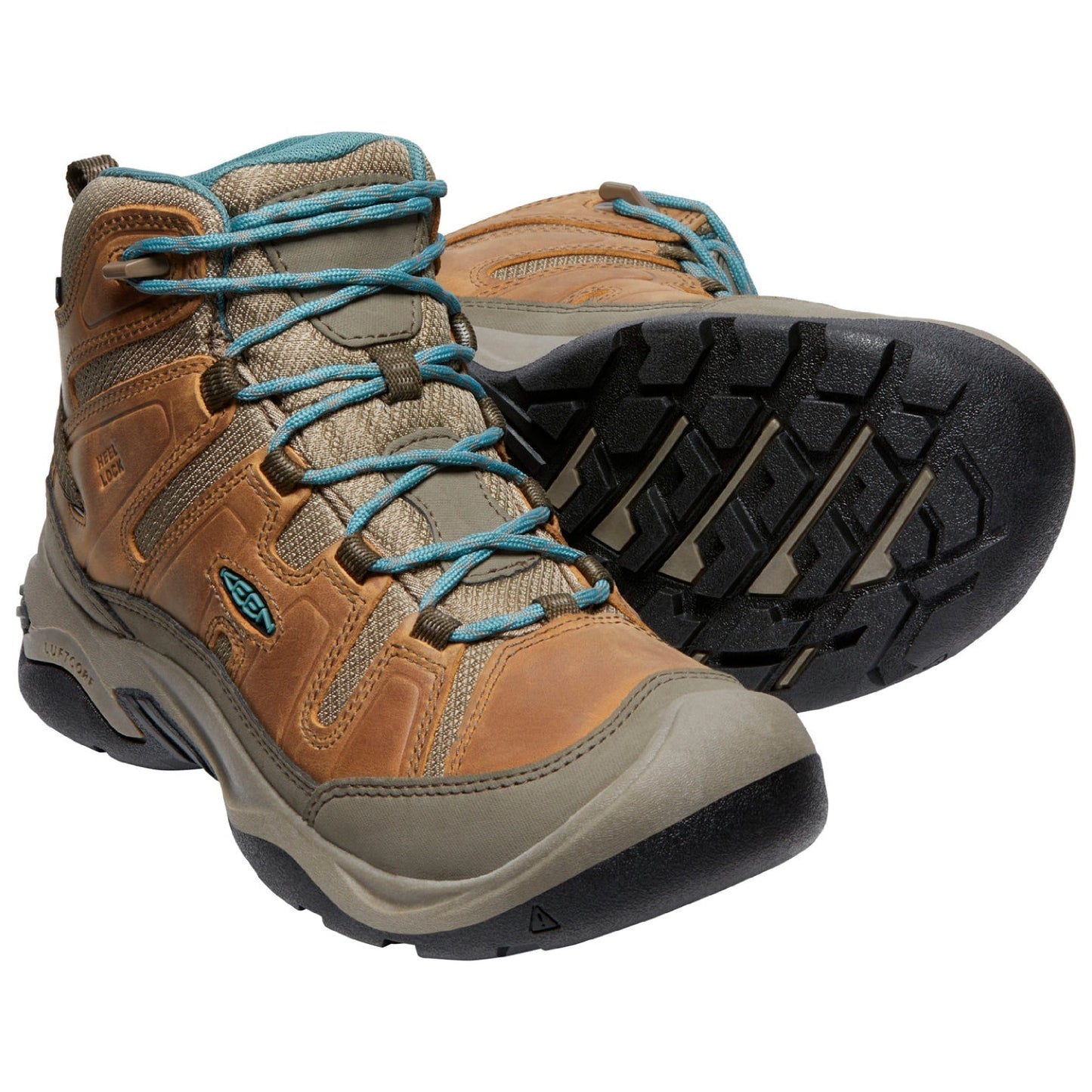 Keen Circadia Womens Walking Boots Coconut/North Atlantic.4