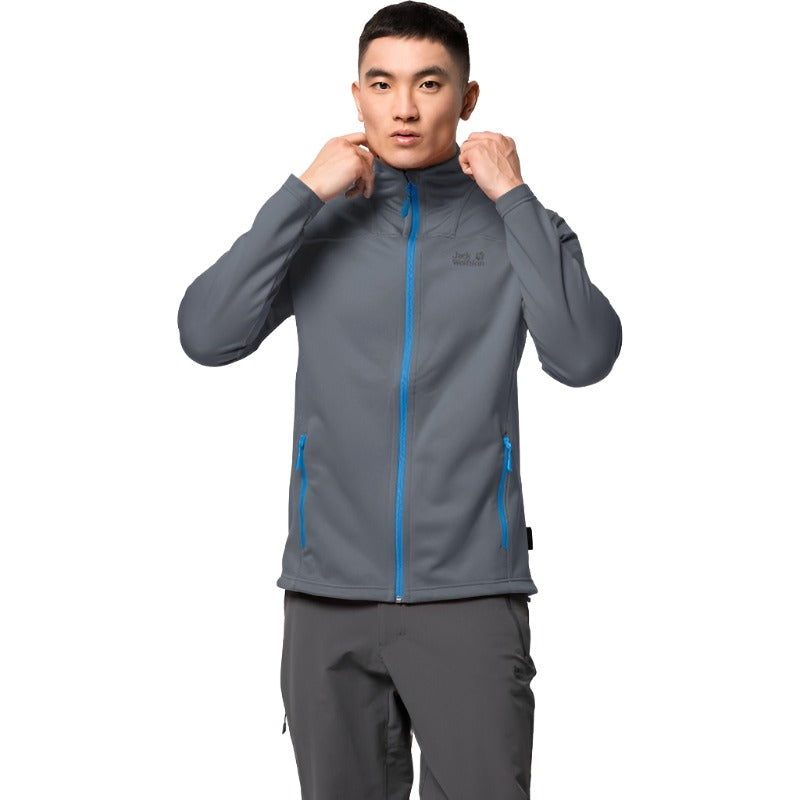 Jack Wolfskin Horizon Fleece Jacket - Pebble Grey 1