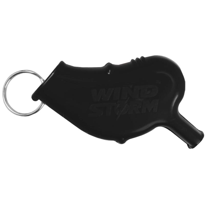 Windstorm Safety Whistle Black