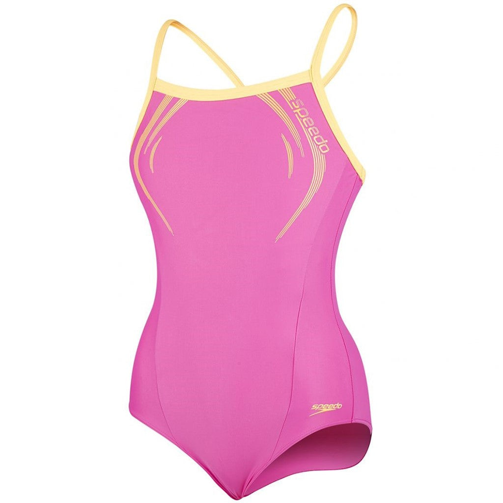 Speedo Girls Sports Logo Swimming Costume