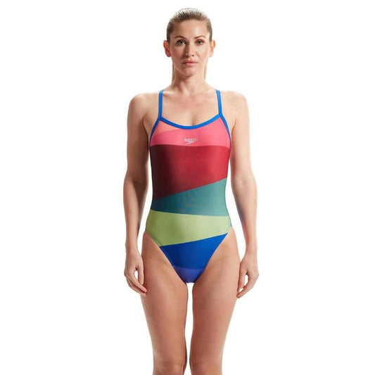 Speedo Placement Digital Turnback Women's Swimming Costume 1